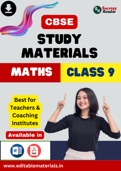 Study Materials for CBSE Class 9 Maths