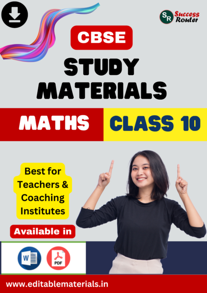cbse class 10 maths study material