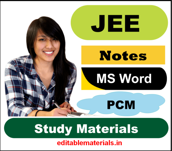 Study Materials for JEE