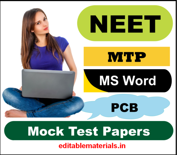 Mock Test Papers for NEET