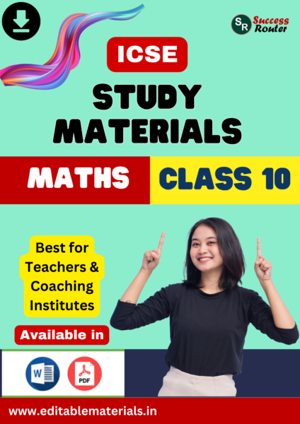 Study Materials for ICSE Class 10 Maths