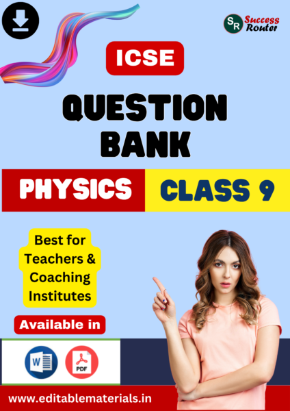 Question Bank for ICSE Class 9 Physics