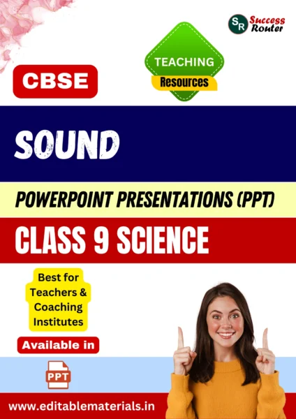 Sound PPT for CBSE Class 9 Science for Teaching