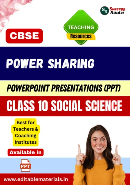 Power Sharing Class 10 Social Science PPT for CBSE Teachers