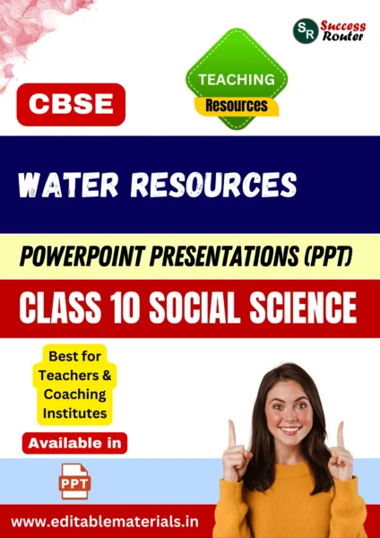 Water Resources Class 10 Social Science PPT for CBSE Teachers