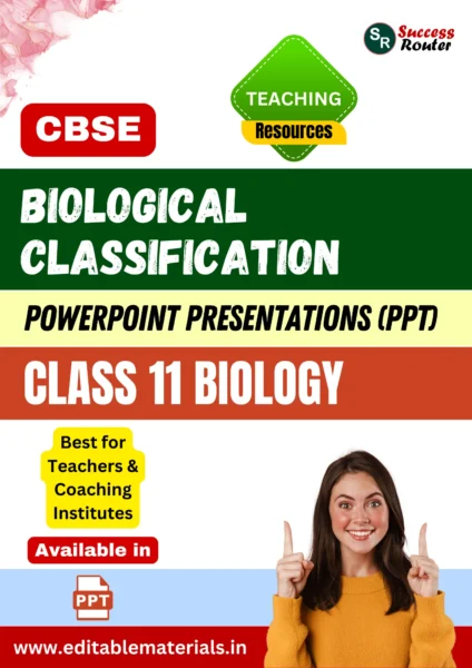 Biological Classification Class 11 Biology PPT for CBSE Teachers