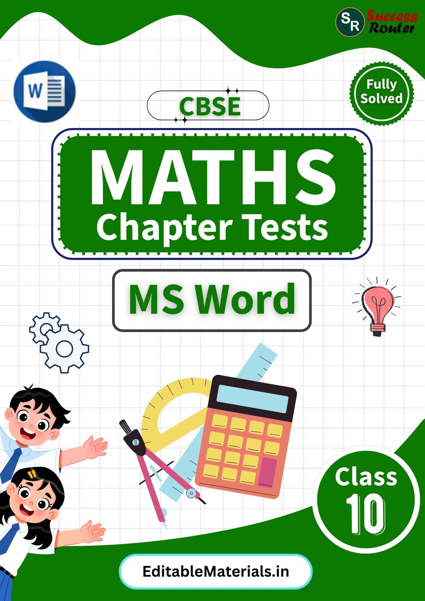 CBSE Class 10 Maths Chapter Tests (2026-27) | Editable, MS Word