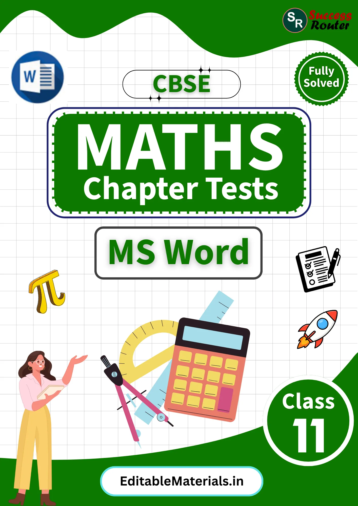 CBSE Class 11  Maths Chapter Tests (2026-27) | Editable, MS Word